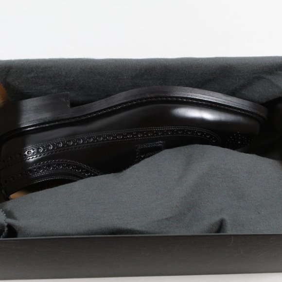 Loake Shoemakers Sovereign Leather Brogue Dress Shoe - Black 41EU / 7UK - Picture 5 of 7